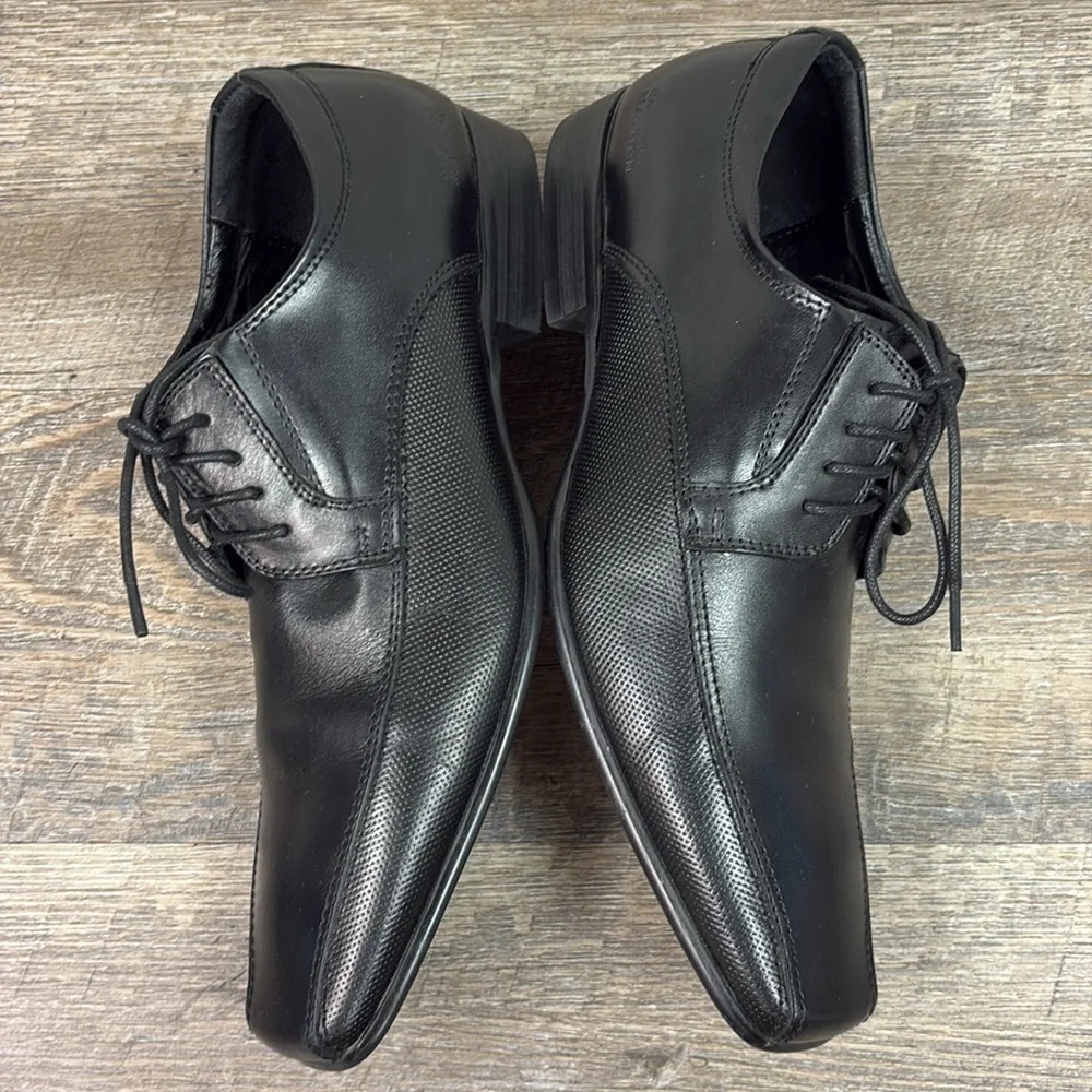 Kenneth Cole Reaction BRO-TENCIAL Men’s Leather Oxfords Size 8
